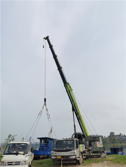 海城区桥梁建设吊装案例
